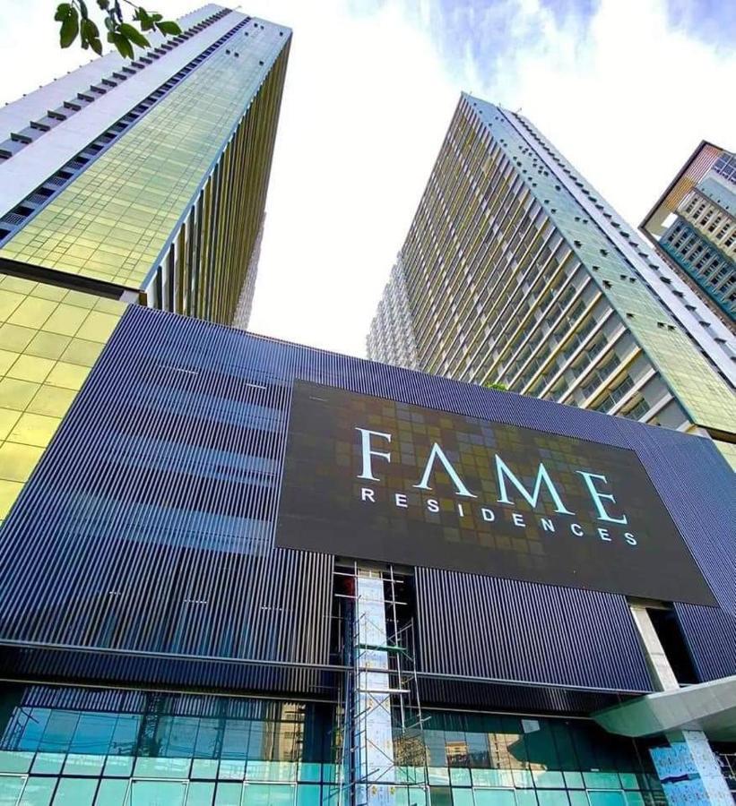 One Bedroom Condo Unit Fame Residences Manila Exterior photo